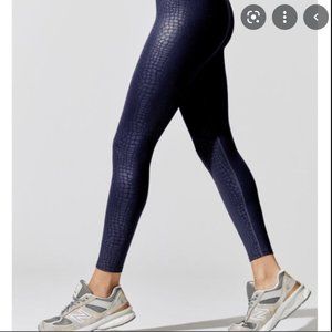 Carbon 38 Crocodile Foil high Rise 7/8 Legging M